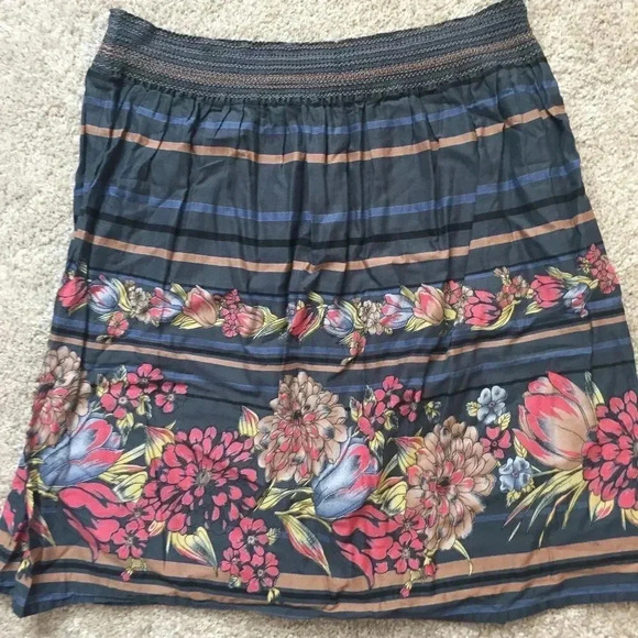 Urban Outfitters Lux Vintage Style Skirt w Elastic Waist - Picture 1 of 4